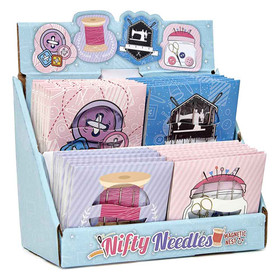 Silmäneulalajitelma + magneetti, useita erilaisia 