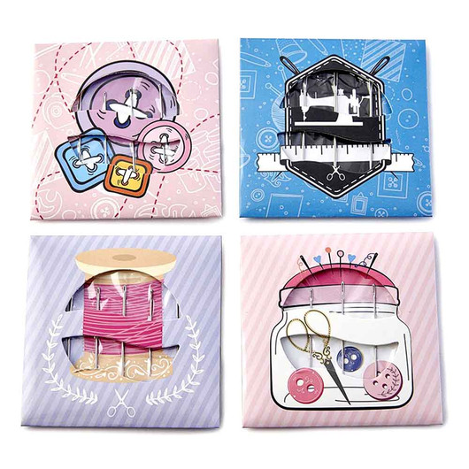 Silmäneulalajitelma + magneetti, useita erilaisia 