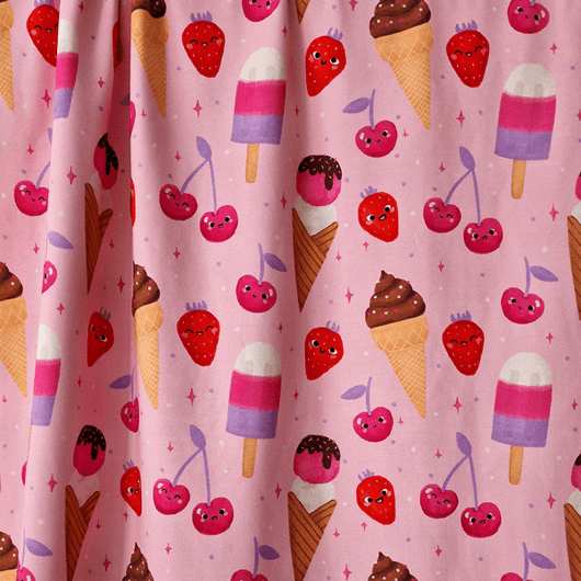 Mieli Design: SWEET SUMMER, luomupuuvillatrikoo