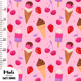 Mieli Design: SWEET SUMMER, luomupuuvillatrikoo