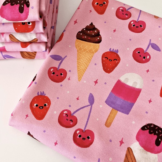 Mieli Design: SWEET SUMMER, luomupuuvillatrikoo