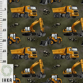 Ihka Clothing: Construction Crew luomupuuvillatrikoo, army