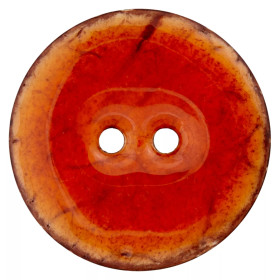 Prym: Kookosnappi 23mm, poltettu oranssi