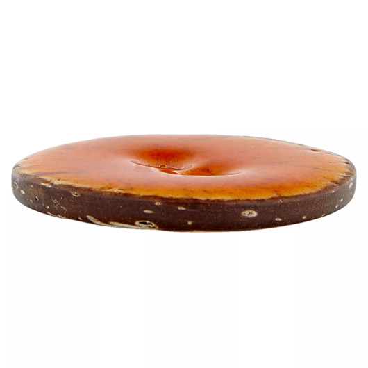 Prym: Kookosnappi 23mm, poltettu oranssi