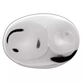 Prym: Ovaali metallinappi 32mm, hopea