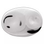 Prym: Ovaali metallinappi 32mm, hopea