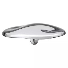 Prym: Ovaali metallinappi 32mm, hopea