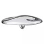 Prym: Ovaali metallinappi 32mm, hopea