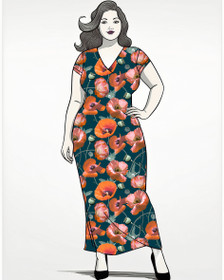 Uniikit: Unikkopiha trikoo, petrooli - oranssi