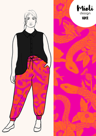 Mieli Design: VIPER fuksia, kudottu viskoosi