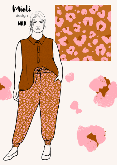 Mieli Design: WILD burned ochre, kudottu viskoosi