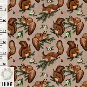 Ihka Clothing: Winter Branch luomupuuvillatrikoo, latte