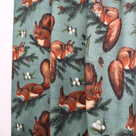 Ihka Clothing: Winter Branch luomupuuvillatrikoo, sea green