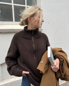 PetiteKnit: Zipper Sweater Light-neuleohje 