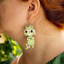 Vihreä Repputepponen – korvakorut