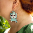 Turkoosi Repputepponen – korvakorut