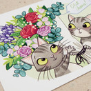 Kukkalähetys – kortti