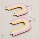 Sateenkaari – korvakorut koukuilla