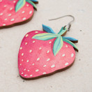 Mansikka – korvakorut koukuilla