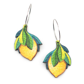 Pikkusitruuna – korvakorut renkailla