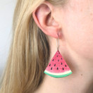 Pikkumeloni – korvakorut renkailla