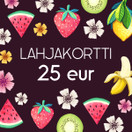 Lahjakortti 25 €