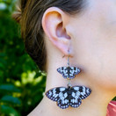 Ruutuperhoset – korvakorut koukuilla