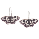 Ruutuperhonen Pieni – korvakorut renkailla