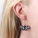 Ruutuperhonen Mini – korvakorut renkailla