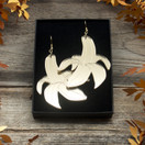 Bansku – korvakorut koukuilla (peiliakryyli)