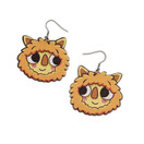 Oranssi Repputepposen naama – korvakorut