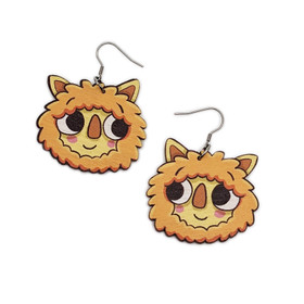 Oranssi Repputepposen naama – korvakorut