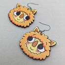 Oranssi Repputepposen naama – korvakorut