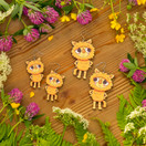 Oranssi Repputepponen – korvakorut (pieni)