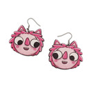 Pinkki Repputepposen naama – korvakorut