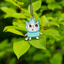 Turkoosi Repputepponen – kaulakoru