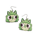 Vihreä Repputepposen naama – korvakorut