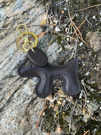 Onni - nahkainen avaimenperä/laukkukoru