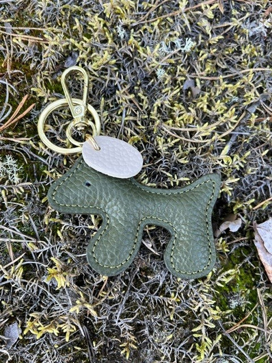 Onni - nahkainen avaimenperä/laukkukoru