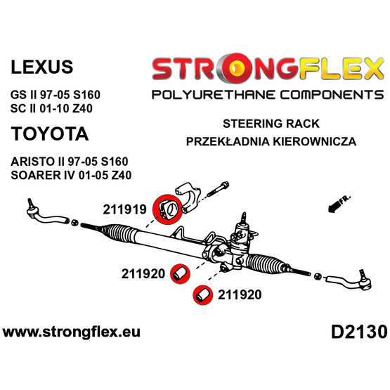216246B: Full suspension bush kit
