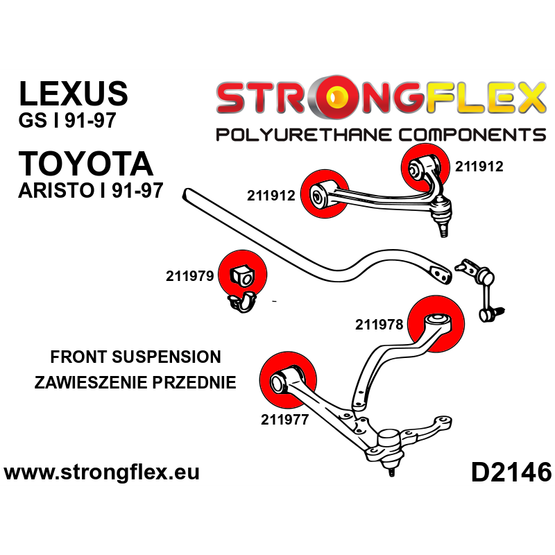 216266B: Full suspension bush kit