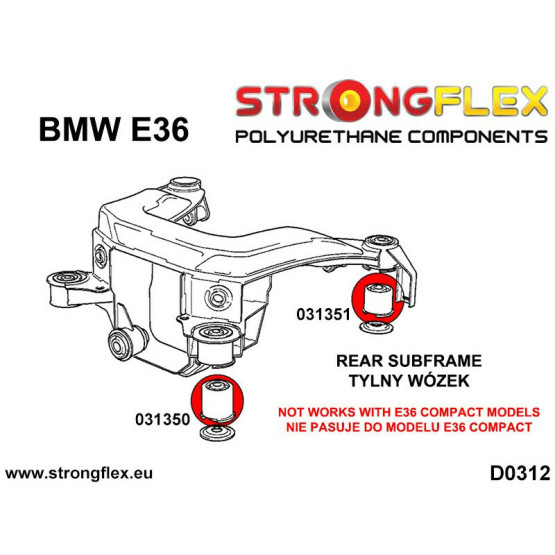 031351B: Rear beam - rear mounting bush