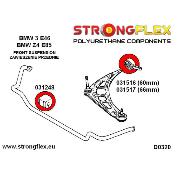 036238B: Full suspension bush kit