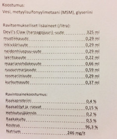 NAF Devil´s Relief -nivelkipuihin 1 litra
