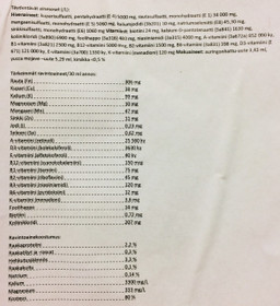 NAF VitaFerrin -tehokas ravintolisä: rautaa, vitamiineja