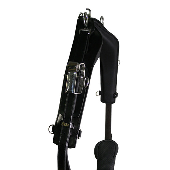 TWisted3D Harnais de course 6cm, attache QH, synthétique
