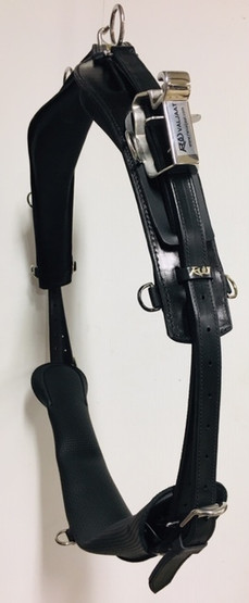TWisted3D: Race harness QUICK HITCH leather 6cm
