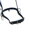 Head halter with martingale rings synthetic