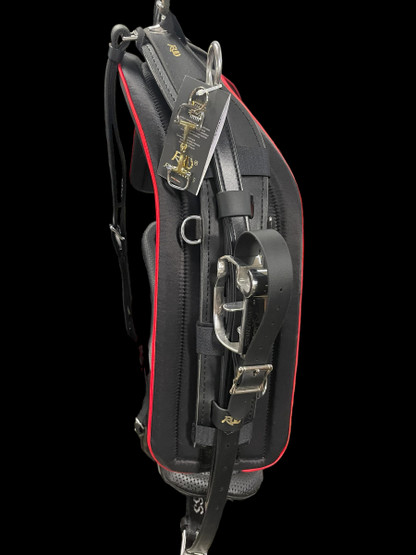 TWisted3D: Race harness QUICK HITCH leather 6cm