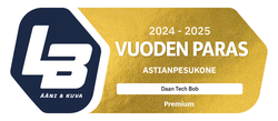 Bob on maailman nopein pöytäastianpesukone! TM TESTIMENESTYS!